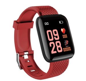 Braceletes de pulseira inteligente Great qualidade 116Plus aptidão assistir pulseira com heartate pressão arterial Tracking 116 mais Reloj SmartWatch