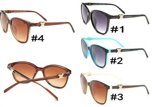 2114 Männer klassisches Design Sonnenbrille Mode Ovaler Rahmen Beschichtung UV400 Linse Kohlefaser Beine Sommer Stil Brillen mit Box