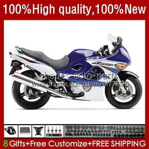 Feedings for Suzuki Katana GSXF-600 GSXF 600cc 750 600 CC GSX750F GSXF600 03 04 05 06 07 33No.89 GSXF750 GSX600F Branco Azul GSXF-750 750CC 2003 2004 2005 2006