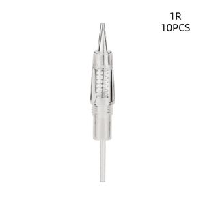 10pcs 1R Eyebrow Lip Needles Professional Cartridge Tattoo Microblading Accessories Permanent Makeup Tool Embroidery Needle