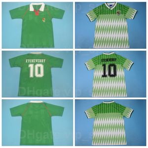 National 1994 1995 Retro Soccer Bolivia Vintage Jerseys Classic 10 ETCHEVERRY Team Color Green White Football Shirt Kits Uniform Custom Name Number