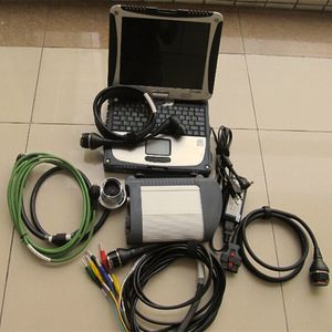 B Star C4 Star Diagnosis Tool with Laptop Toughbook CF-19 SD connect compact 4 SSD V2023.09 Ready to work for M-ercedes Scanner