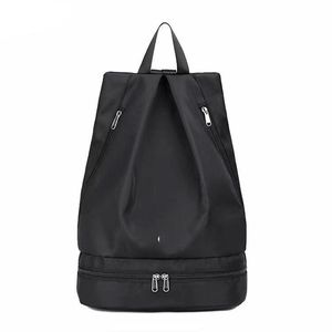 LU-303, hand, yoga bag, female, wet, waterproof, large, luggage bag, short travel bag 50*28*22 high quality with brand logo