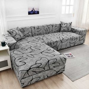 Elastic Stretch Sofa Cover SlipcoversAll-inclusive Couch Case for Different Shape Loveseat Chair L-Style need 2 210723