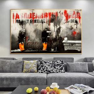 Street Graffiti Art Follow Your Dreams Canvas Paintings Abstract Pop Art Canvas Posters Prints for Living Room Home Decoration