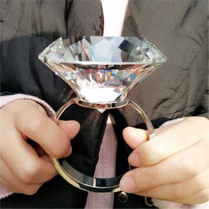 Creativo Crystal Big Diamond Regalo di nozze Proposta Prop Confessione di San Valentino Per dare alla fidanzata Regalo di compleanno Favore di partito SH190923