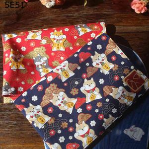 Homens Mulheres Handkerchief Furoshiki Algodão 100% / Bostontrier Impresso 35cm / Muitos usos