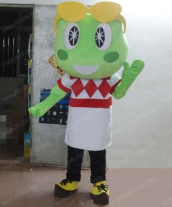 Halloween Bonito Sapo Mascot Traje de Alta Qualidade Personalizar Dos Desenhos Animados Anime Anime Tema Caráter Adulto Tamanho Do Natal Carnaval Fantasia Vestido