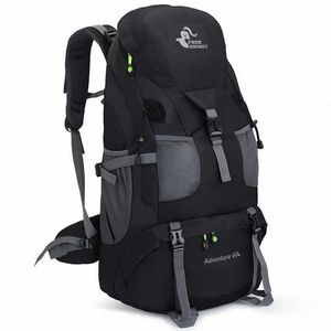 Knight New 50L Восхождение рюкзак большой емкости Походная сумка Водонепроницаемая нейлоновая ткань дышащий рюкзак Q0721