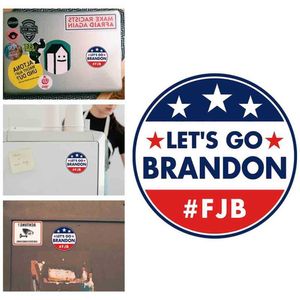 Let's Go Brandon Sticker FJB Windows Water Cups Stickers Stick Computer Cellphone Stickers Gift Boxes Tags Party Ornamentation Decorations G01MCTB