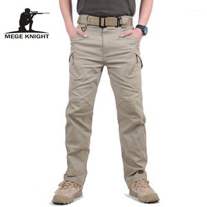 Mege Tactical Cargo Calças Algodão Militar Militar Army Combate Calças de Trabalho de Trabalho Masculino Jogger Casual Streetwear Gear Masculino
