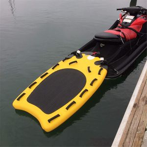 180x90x15 cm anpassad Kommersiell Kvalitet färg Jetski Board Uppblåsbar Jet Ski Sled Surf Rescue Flying Slid till salu