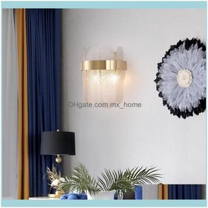 Wall Deco El Supplies Home & Gardenwall Lamp Postmodern Style Nordic Living Room Background Decoration Simple Bedroom Bedside Balcony Drop D