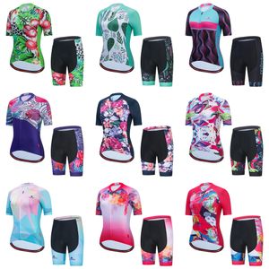 2024 Kvinnors cykeluppsättningar triathlon cykelkläder andningsbara bergscykelkläder kostymer ropa ciclismo verano triathlon