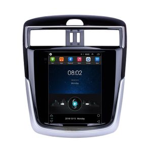 GPS навигация Android автомобиль DVD-плеер Vertical-экран Автоматическое радио-радио для 2016-Nissan Tiida Carplay Tesla-стиль