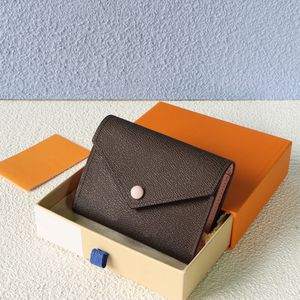 Women's Wallet Credit Card Bags High-End Quality Buckle Coin Purse Luxury Designer Belt Box And Dust Bag