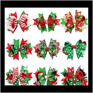 Decorazioni Festive Forniture per feste Giardini domestici Giardini Swallowtail Fiocco Forza Versione coreana dei bambini Copricapo di Natale Ornamenti dei capelli del bambino