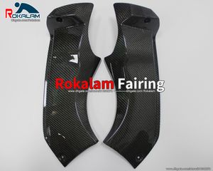 Kohlefaserteile für Kawasaki ZX-6R 2003 2004 Front Air Intake Cooler Cover 636 ZX6R 03 04 Hood Side Panel Shell