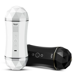 sex massagerMale Masturbator Cup USB Chargable Realistic Vagina Pocket Pussy Sex Toy for Man Male Masturbation Hands-free Double Head Proficient