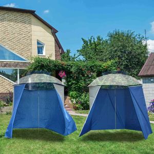 4.8 M Parasol Folding Shade Cloth Rainfoodporna tkanina Ścienna Wodoodporna Plaża Słońce Ochrona fartuch Camping Namiot z karabińczykami Y0706