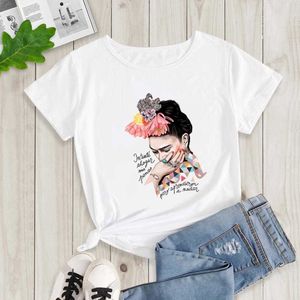 Tシャツの女性Tシャツカジュアルな半袖OネックTシャツCamiseta de Mujer Femme Tees Camiseta Feminina女性トップスx0527