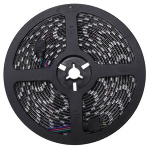 Faróis do carro RGB LED tira luz 5m smd 300 black-pcb / 5 metros cabo de lâmpada de barra impermeável