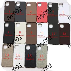 デザイナーパターンiPhone 15 Pro Max 14 Plus 13 12 Mini 11 XR XS Max 7/8 Plus Pu Leather Phone Shell Samsung S22 Plus Note 20 10 S21 O11