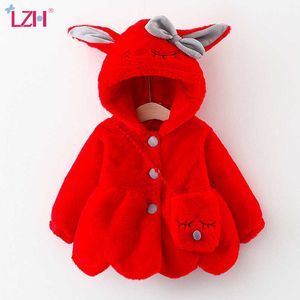 LZH 2021 Neue Neugeborenen Baby Mädchen Kleidung Mantel Für Mädchen Herbst Winter Baumwolle Jacke Für Kinder Warme Oberbekleidung Für Kinder der Kostüm H0909