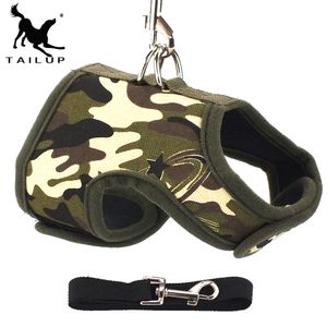 Mjukt husdjur Collar Leash Strong Dog Harness för små hundar hamster för valp väst