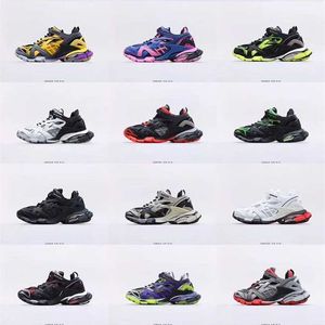 Wholesale flat track resale online - 2022 Luxury Designer Casual Shoes Womens Track Tennis Hiking Flat Sneaker Mens Thick Sole Lace Up Trainer Running Shoes Big Size