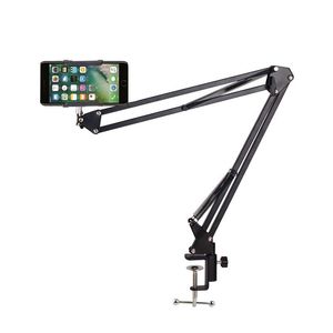 Mobile Phone Tablet Holder Long Arm Flexible Stand Folding Universal Bracket For Cellphone Bed Desktop Mount Metal Clamp Support