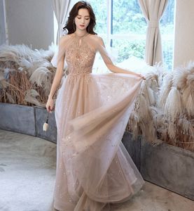 섹시한 드레스 스파게티 스트랩 새틴 볼 가운 민소매 Appliques Prom Plus Skormal Evening Gowns 솔리드 컬러 Peplum 드레스 V 목 Backless Strappy Back 레이스 활