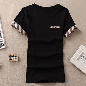 T-shirt da donna di design tendenza classica europea e americana popolare tessuto di cotone stampa comode magliette taglia asiatica