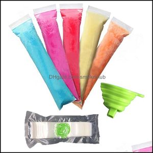 Kitchen Kitchen, Dining Bar Home & Gardendisposable Ice Tools Popsicle Mold Bags, Bpa , Zer Tubes With Zip Seals For Yogurt Sticks, Juice, F