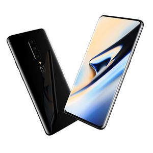 Oneplus Original 7 Pro 4G LTE Cell 8GB RAM 256GB ROM Snapdragon 855 Octa Core 48MP AI HDR NFC 4000mah Android 6.67" Full Screen Fingerprint ID Face Smart Mobile 6.6"