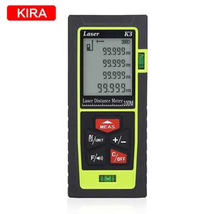 KIRA LASER Range Finder Misuratore di distanza 100m 70m 50m 40M Laser Tape Range Finder Build Ure Digital Ruler Trena Roulette 210719