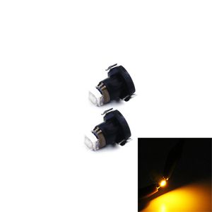 100 pçs / lote amarelo t3 cunha 1210 1smd 1led carro bulbos 12v para auto interiores do instrumento de painel de lateral