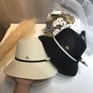 Kadınlar Ilmek Plaj Saman Güneş Şapka Seyahat Açık Rahat Kapaklar Katlanabilir Katı Renk Ayarlanabilir Geniş Ağız Şapkalar