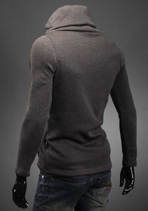 Zogaa Plus Size Turtleneck Homens Camisola Homens Moda Térmica Manga Longa Pullovers Cor Sólida Cor de lã fina Y0907