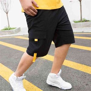 FIT 60-140KG BODY Men'S SHORTS Cargo Summer Casual Bigger Pocket Classic 95% Cotton Brand Male Short Pants Trouers 210629