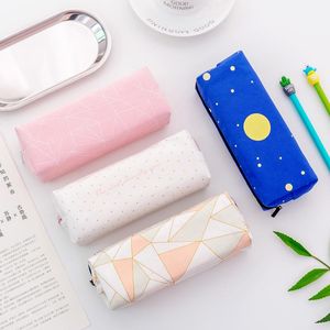 Creativo carino Kawaii School Student Zipper Pencil Case Candy Kids Organizer Bag Pouch Forniture di cancelleria Borse