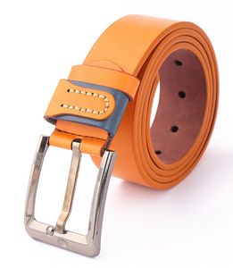 Fashion Classic Men Designer Belts Womens Mens Casual Letter Smooth Buckle Luxury Belt 20 Färger Bredd 2,0 cm 3,4 cm 3,8 cm med låda