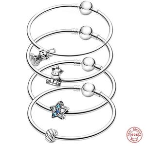Wholesale pandora dog bracelet resale online - Mc Fashion Jewelry Accessories Sterling Silver Bracelets for Women Star Dog Unicorn Striped Circle Beads Fit Pandora