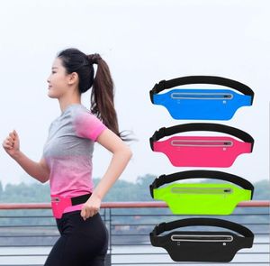 Running Belt Waist Pack for Women Men Fitness Workout Bag Hands-Free Reflective Runner Pouch Belts No-Bounce Adjustable Sport Fanny Packs Phone Holder