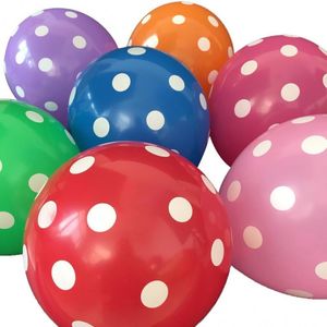 Party-Dekoration, 100 Stück, Latex-Luftballons, gepunktet, Wellenpunkt, alles Gute zum Geburtstag, Hochzeit, Dekoration, Zubehör, Weihnachtsdekoration, Kinder-Luftbälle