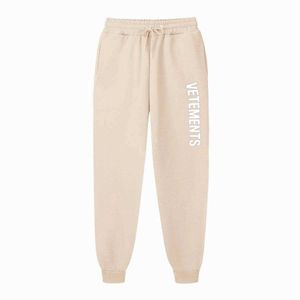 Men's Sweatpants VETEMENTS Print Joggers Lounge Pants Pockets Outdoor Hiking Running Trousers Streetwear Sweatpants Y0811 360