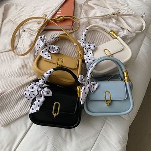 Umhängetaschen Schals Design Mini PU Leder für Frauen 2021 Frühling trendige Schulterhandtaschen Totes