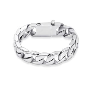 Cremation Bracelet for Human Pets Ashes Stainless Steel Link Chain Memorial Urn Bangle Men's Charm Jewelry Q0720