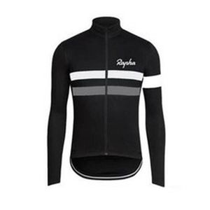 Rapha Pro Equipe Primavera / Autum Homens Ciclismo Longo Mangas Jersey Road Corrida Camisas Andar Bicicleta Tops Respirável Esportes Ao Ar Livre Maillot S21050715