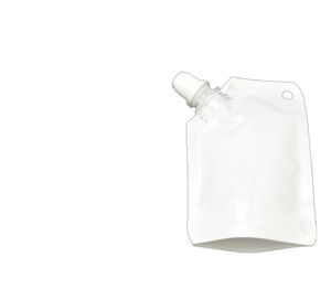 50 мл белый пластиковый Doyt Doypack жидкость стенд вверх по хранению сумка упаковка с боковым носиком бесплатно
